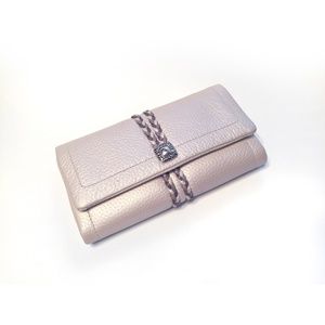Brighton Womens Off White Barbados Trifold Wallet